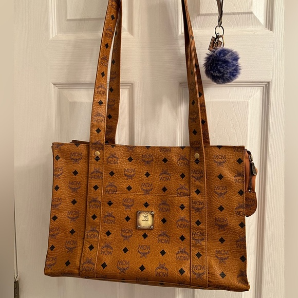 MCM Bags Mcm Tote With Keychain Poshmark